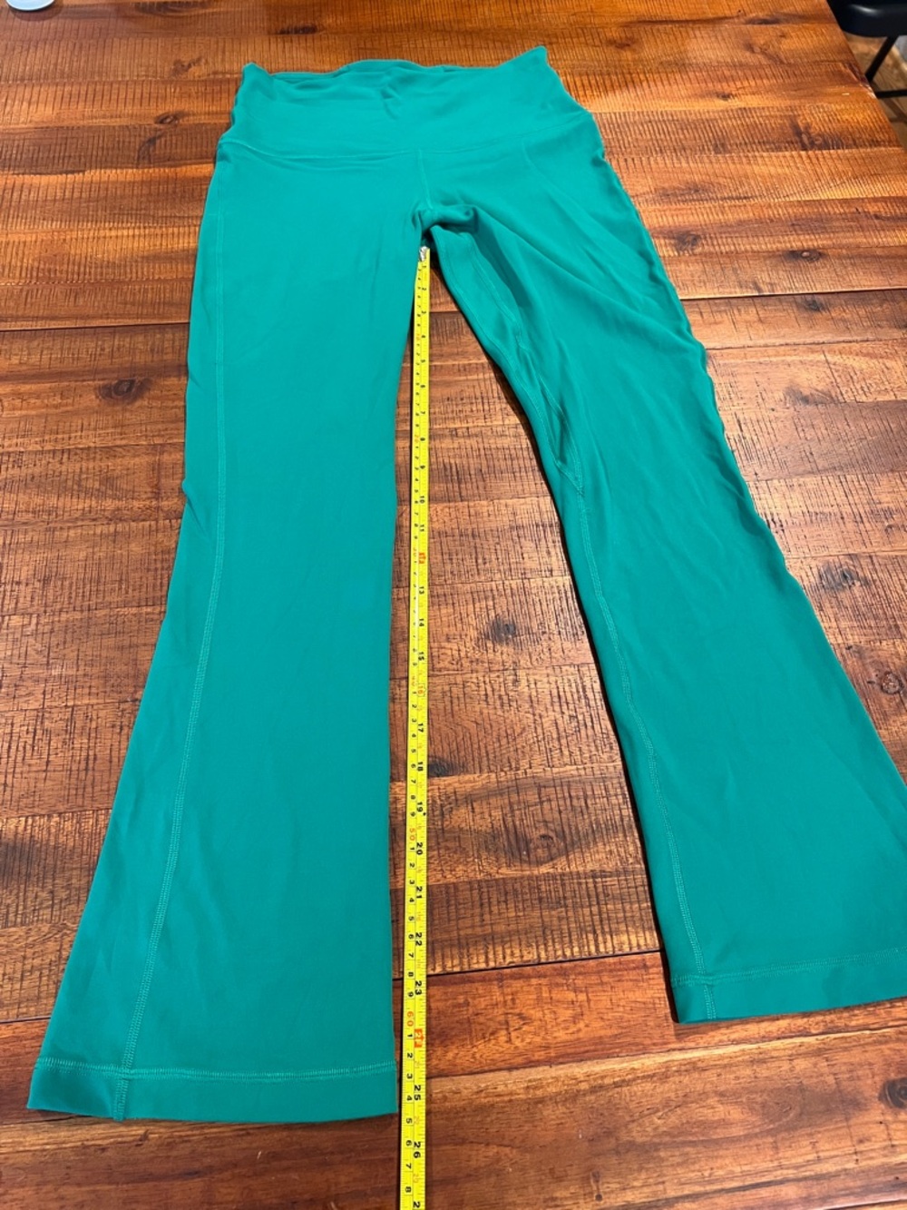 Lululemon Athletica Teal High-Rise Flare Leggings - Picture 5 of 5